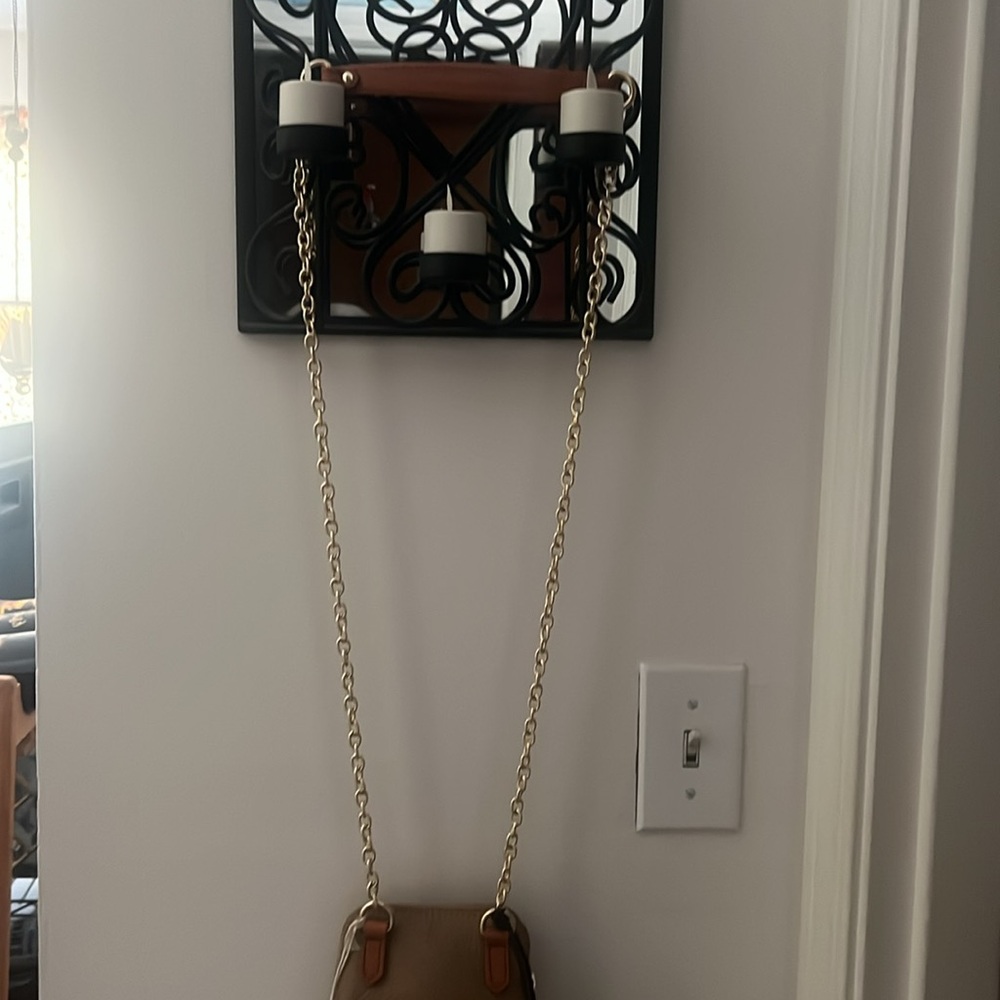 New Brown Leather Crossbody Bag - Picture 3 of 3
